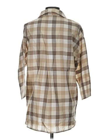 Isaac Mizrahi LIVE! 3/4 Sleeve Button-Down Shirt (view 2)