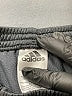 Adidas 100% Polyester Gray Black Track Pants Size 7 - photo 3