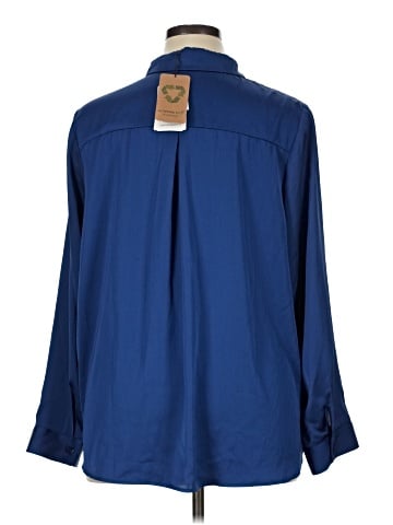 Skies Are Blue Long Sleeve Blouse (view 2)