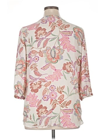 Rose + Olive 3/4 Sleeve Blouse (view 2)