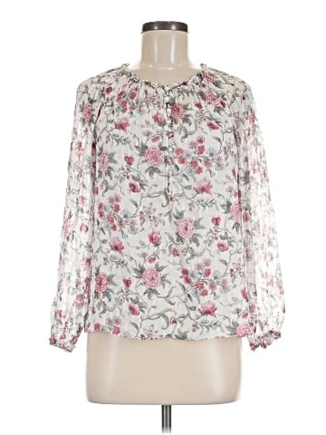 Rebecca Taylor 3/4 Sleeve Silk Top (view 1)