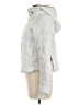 Zara Basic 100% Polyester Solid Silver White Snow Jacket Size M - photo 5
