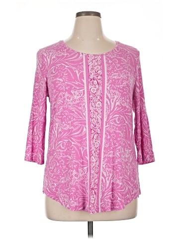 JM Collection 3/4 Sleeve Blouse (view 1)