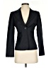 Bebe 100% Wool Stripes Black Wool Blazer Size 0 - photo 1
