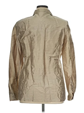 Carlisle Long Sleeve Silk Top (view 2)