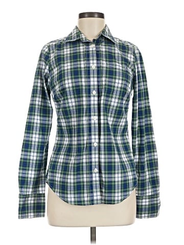 American Eagle Outfitters Long Sleeve Button-Down Shirt (view 1)