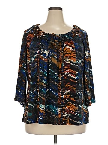 New Directions 3/4 Sleeve Blouse (view 1)