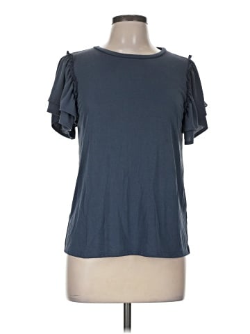 Green Envelope Short Sleeve Top (view 1)