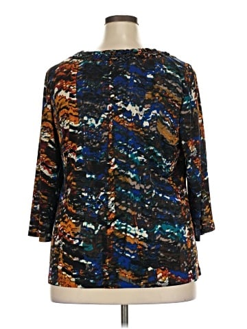 New Directions 3/4 Sleeve Blouse (view 2)