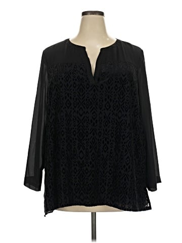 Investments 3/4 Sleeve Blouse (view 1)