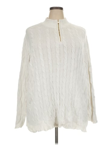 Woman Within Pullover Sweater (view 1)