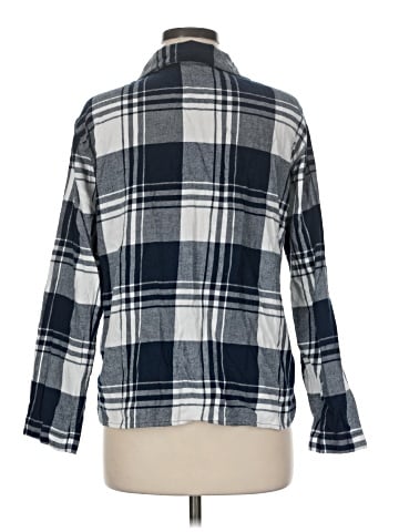 J.Crew Factory Store 3/4 Sleeve Button-Down Shirt (view 2)