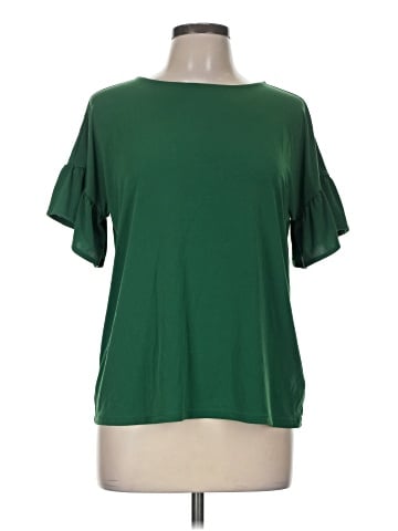 MICHAEL Michael Kors Short Sleeve Blouse (view 1)