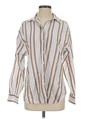 Ann Taylor LOFT Long Sleeve Button-Down Shirt (view 1)