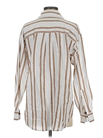 Ann Taylor LOFT Long Sleeve Button-Down Shirt (view 2)