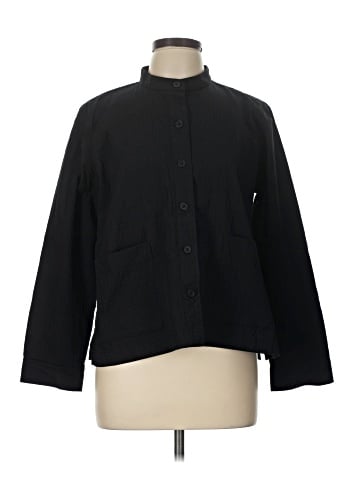 Eileen Fisher Long Sleeve Button-Down Shirt (view 1)
