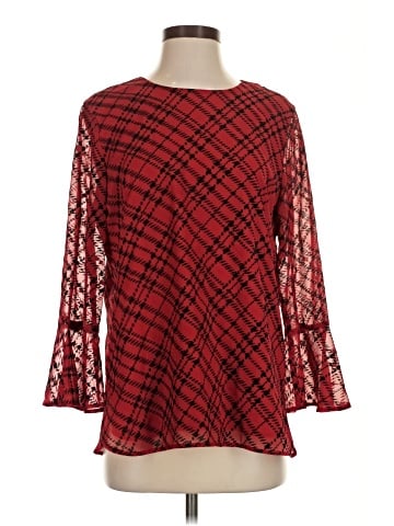 Calvin Klein Long Sleeve Blouse (view 1)