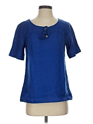 Lands' End Short Sleeve Blouse (view 1)