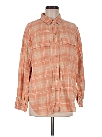 American Eagle Outfitters Long Sleeve Button-Down Shirt (view 1)