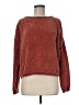 Express 100% Polyester Metallic Red Pullover Sweater Size M - photo 1