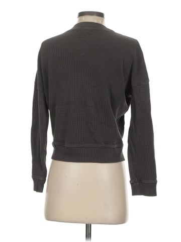 Madewell Waffle Knit Boxy Sweatshirt Tee (view 2)