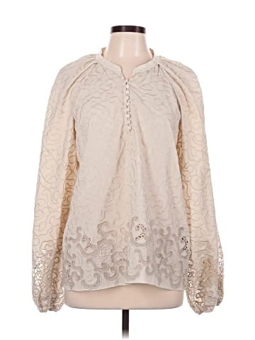 Jonathan Simkhai Long Sleeve Blouse (view 1)