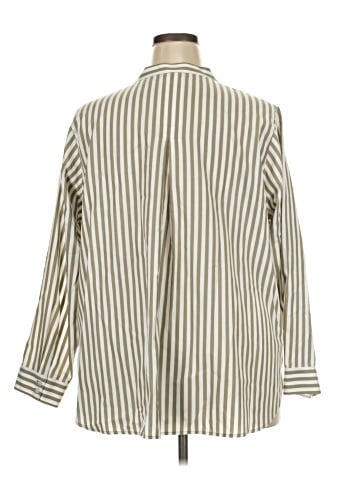 Lands' End 3/4 Sleeve Button-Down Shirt (view 2)