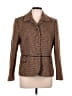 Le Suit Houndstooth Brown Blazer Size 12 - photo 1