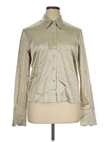 Carlisle Long Sleeve Silk Top (view 1)