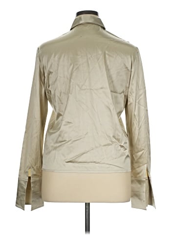 Carlisle Long Sleeve Silk Top (view 2)