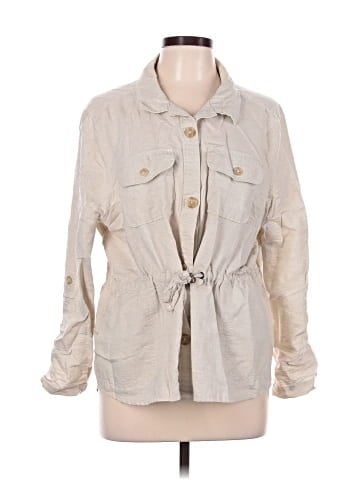 Liz Claiborne Long Sleeve Button-Down Shirt (view 1)