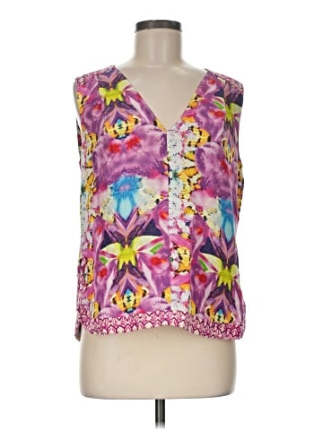 Rachel Roy Sleeveless Silk Top (view 1)
