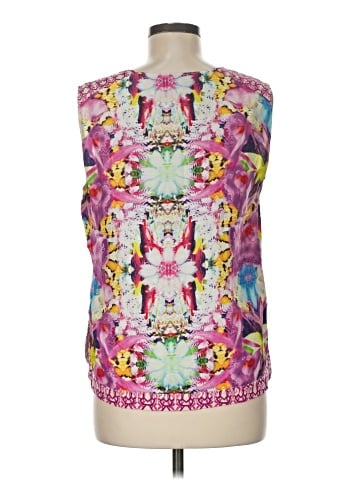 Rachel Roy Sleeveless Silk Top (view 2)