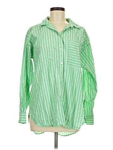 Ann Taylor LOFT Long Sleeve Button-Down Shirt (view 1)