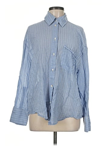 Zara Long Sleeve Button-Down Shirt (view 1)