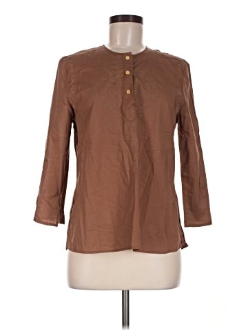 Ninety 3/4 Sleeve Button-Down Shirt (view 1)