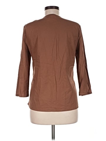 Ninety 3/4 Sleeve Button-Down Shirt (view 2)