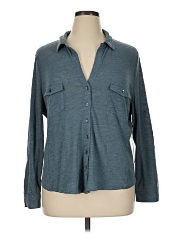 Caslon Long Sleeve Button-Down Shirt (view 1)