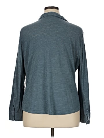 Caslon Long Sleeve Button-Down Shirt (view 2)