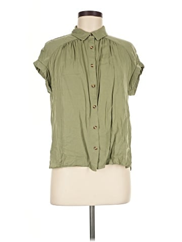 Rose + Olive Short Sleeve Blouse (view 1)