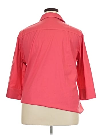 Foxcroft 3/4 Sleeve Button-Down Shirt (view 2)