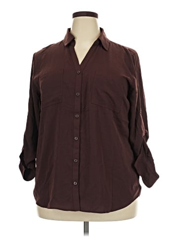 Maurices 3/4 Sleeve Blouse (view 1)