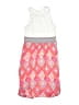 Speechless 100% Polyester Argyle Pink Dress Size 12 - photo 2