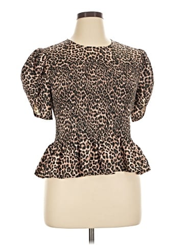 Joe's Jeans Short Sleeve Blouse (view 1)