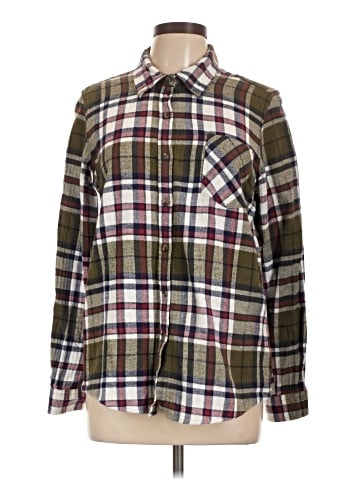 Natural Reflections Long Sleeve Button-Down Shirt (view 1)