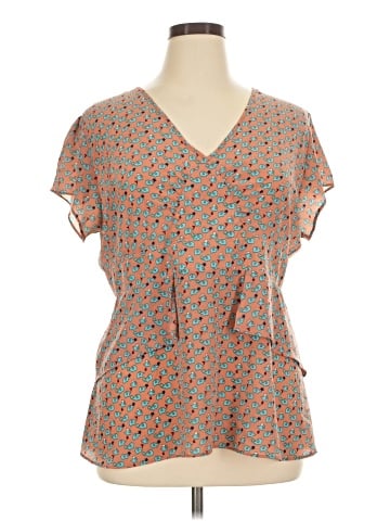 Monroe and Main Short Sleeve Blouse (view 1)