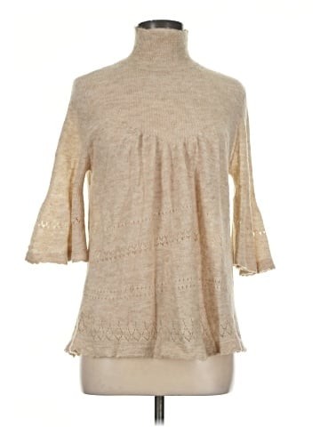 Feathers Turtleneck Sweater (view 1)