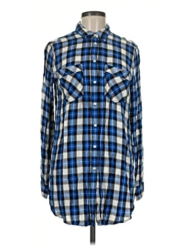 Express Long Sleeve Button-Down Shirt (view 1)