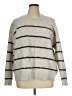 Bobeau 100% Polyester Stripes Gray Pullover Sweater Size 1X - photo 1