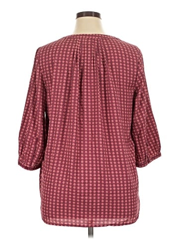 Woman Within 3/4 Sleeve Blouse (view 2)